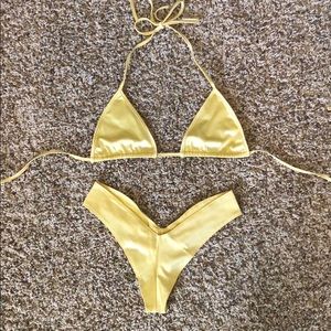 Gold bikini